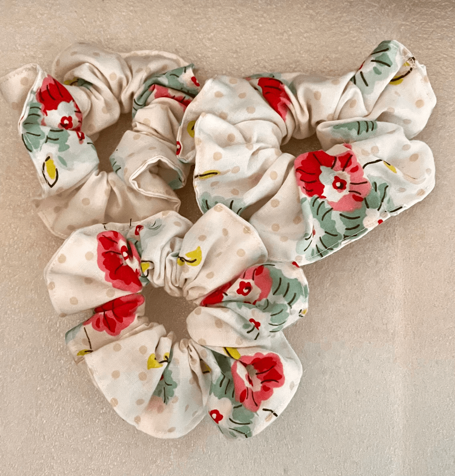 Eco - Friendly Fabric Scrunchies – Handmade Hair Accessories From Upcycled Scrap Material - cosy creations 24