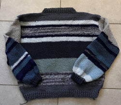 The Cloudy men's jumper Crochet Pattern PDF - Instant Download | Cosy Creations 24