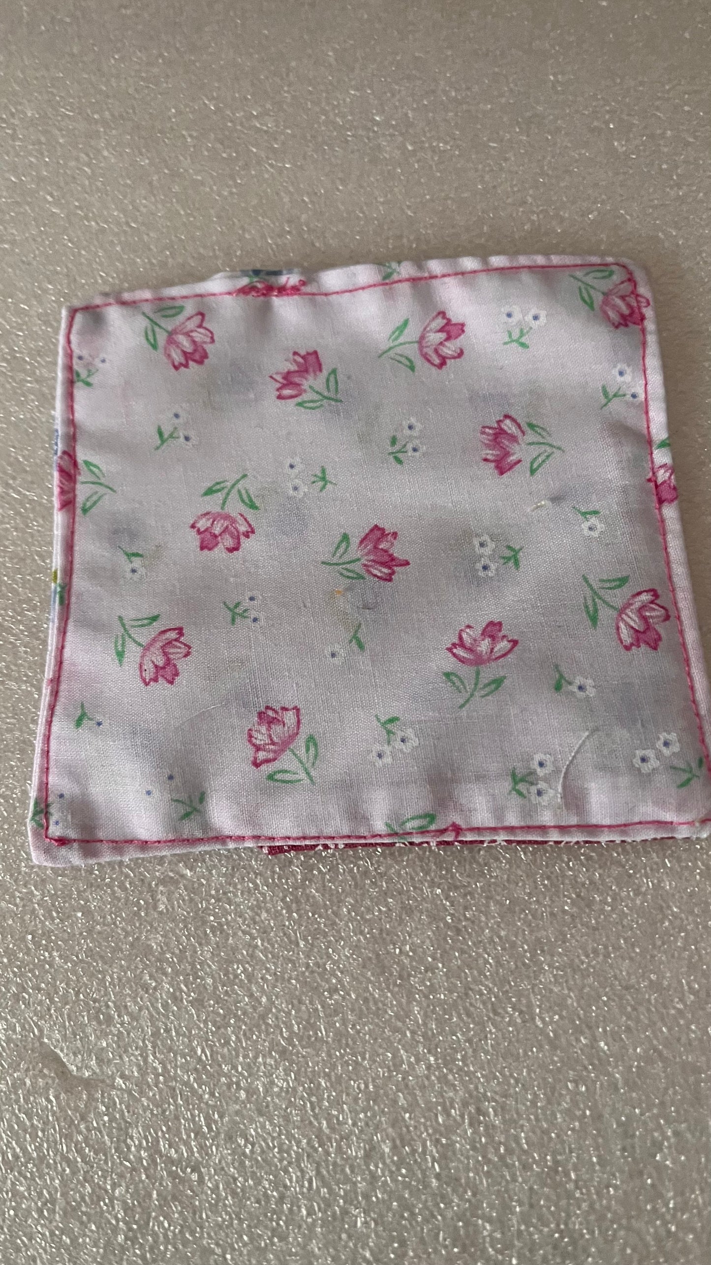 Handmade Fabric Corner Bookmark - Floral Design | Book Lover Gift