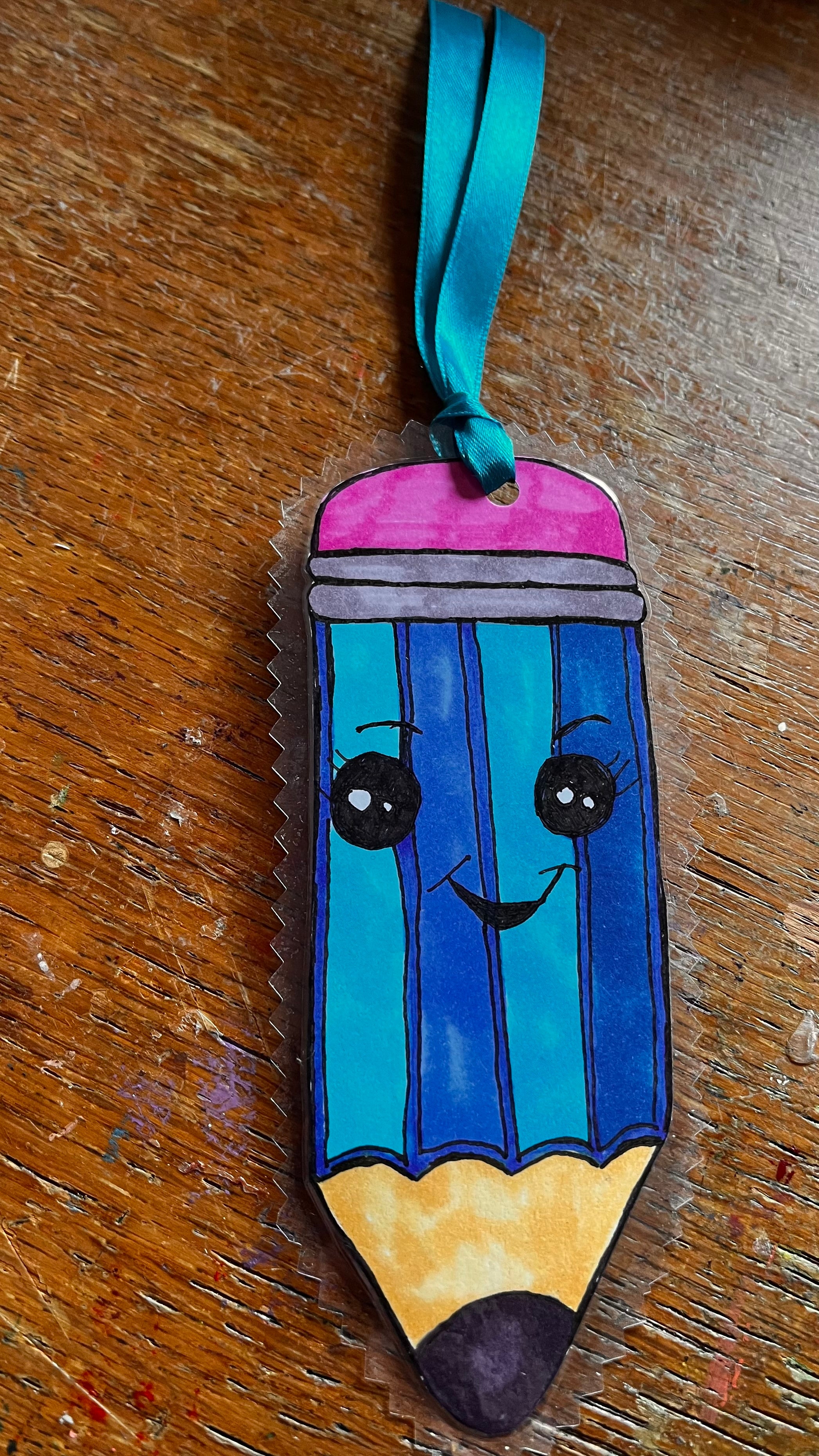 Pen‑Shaped Bookmark – Handmade Teacher Gift | End‑of‑Term Thank You