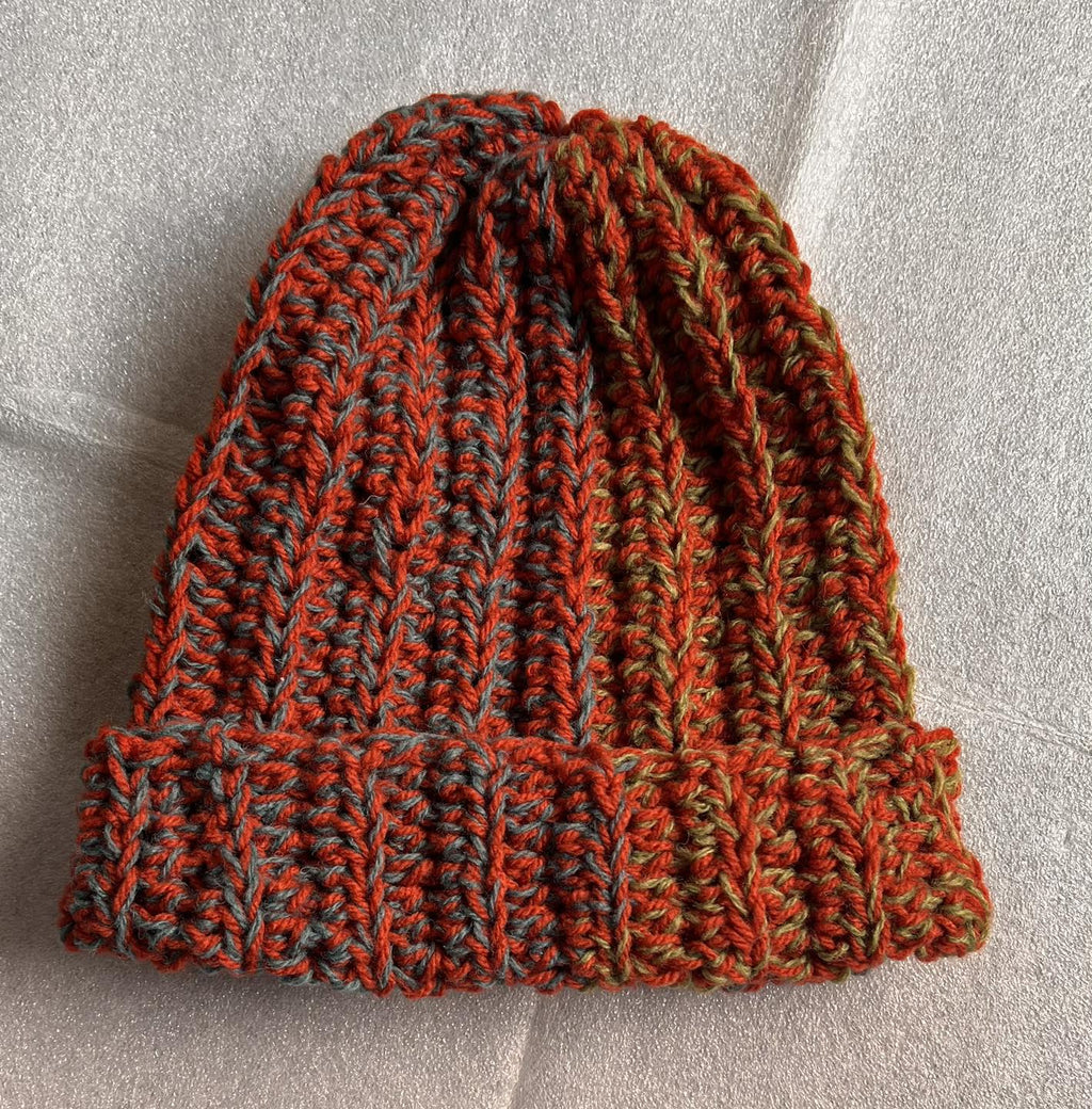 Handmade Crochet Woolly Hat – Cozy Winter Beanie for Warmth & Style - adult medium size - cosy creations 24