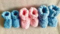 Custom Made Knitted Baby Booties – Handmade Cosy Baby Booties- 0-3 months