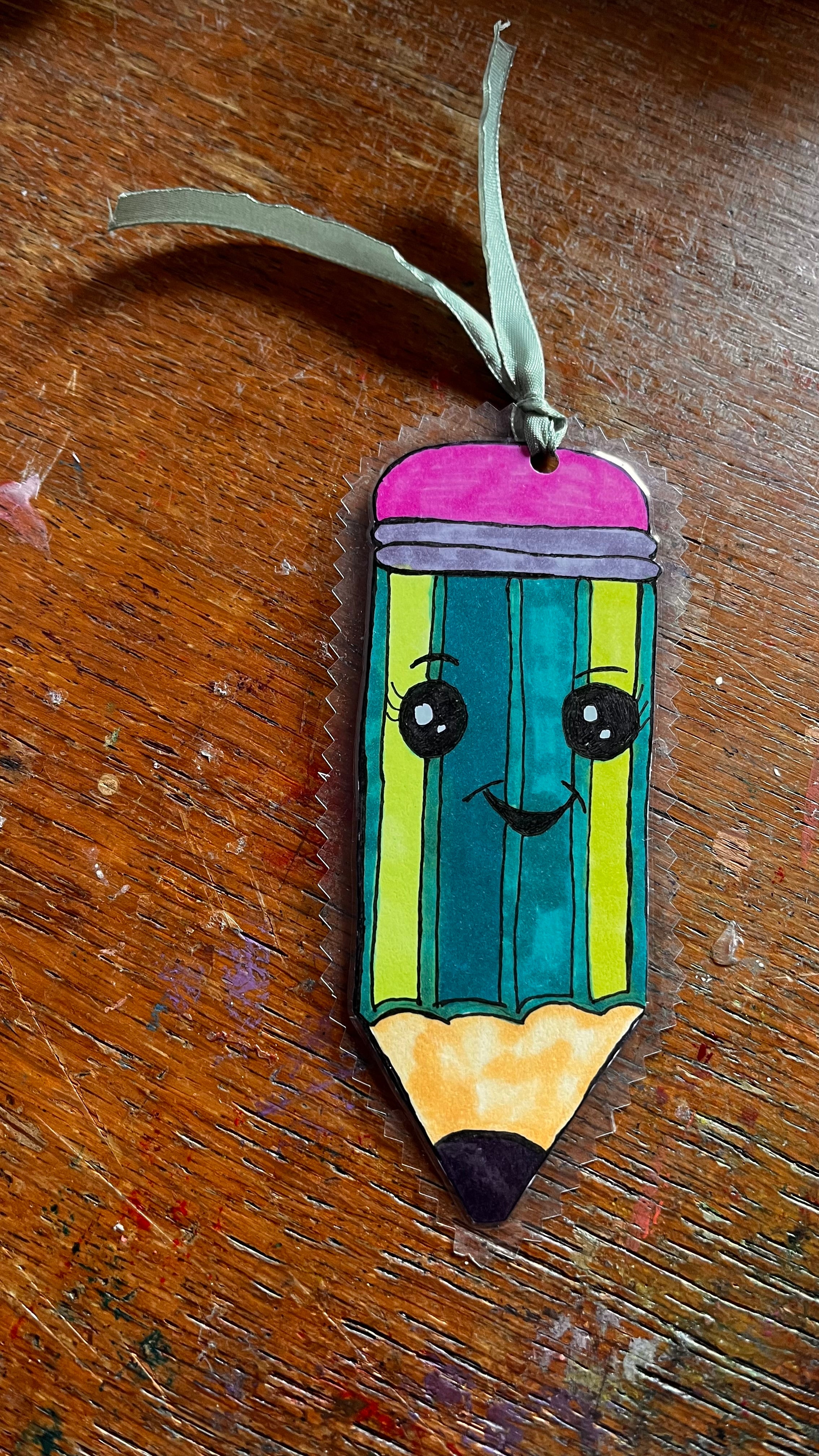 Pen‑Shaped Bookmark – Handmade Teacher Gift | End‑of‑Term Thank You