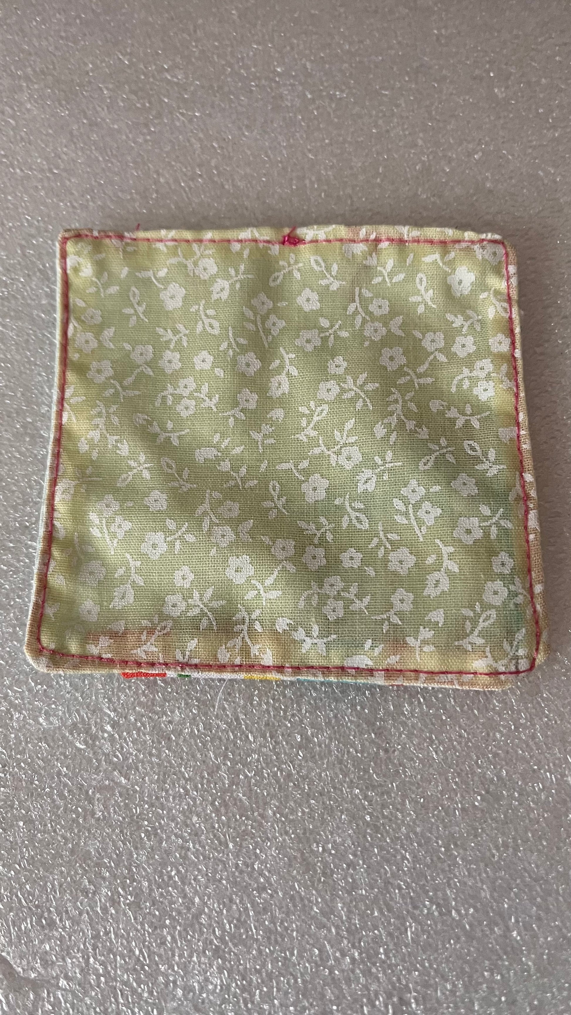 Handmade Fabric Corner Bookmark - Floral Design | Book Lover Gift - cosy creations 24