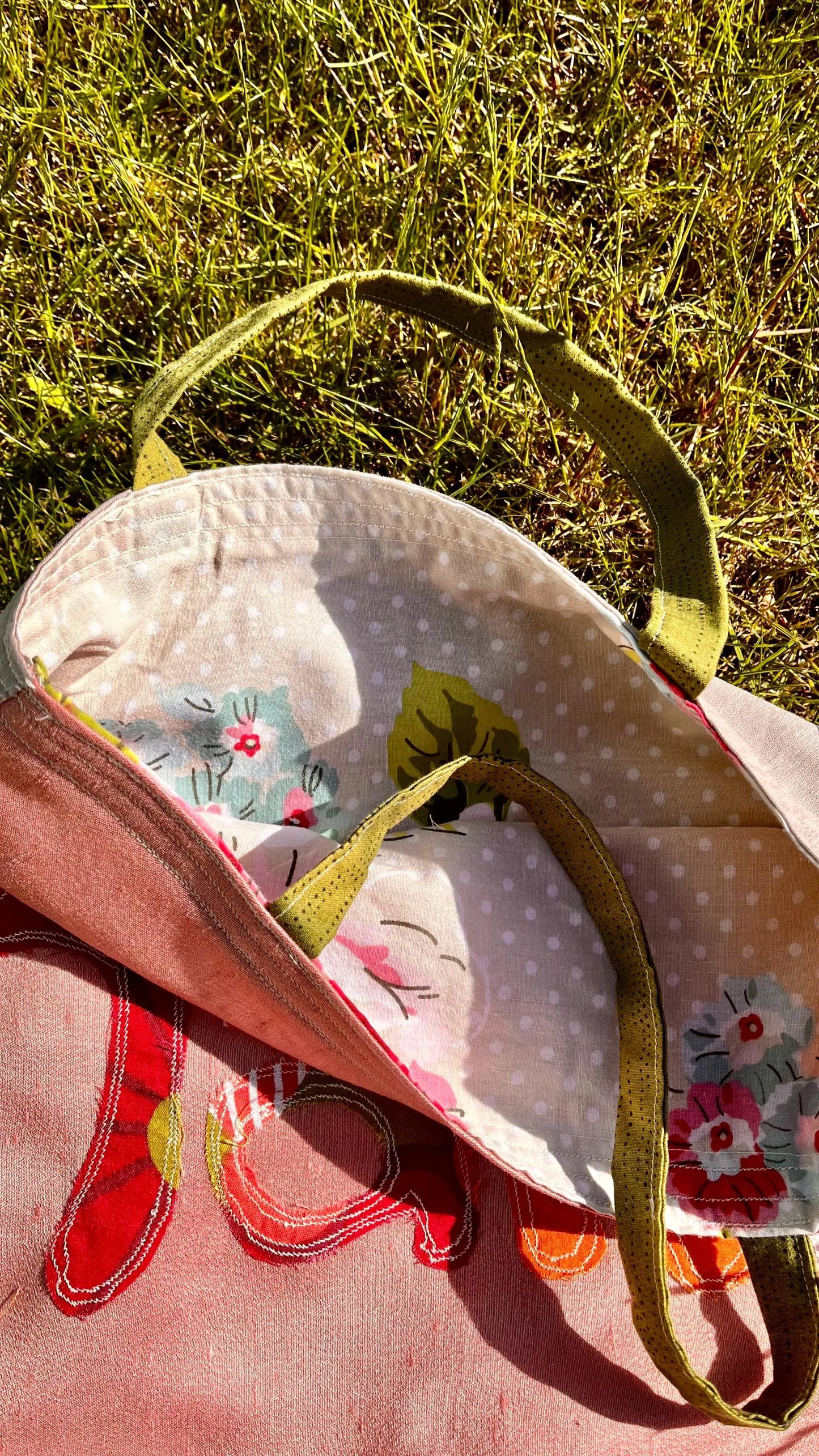 personalised Nana handmade cotton tote bag - cosy creations 24