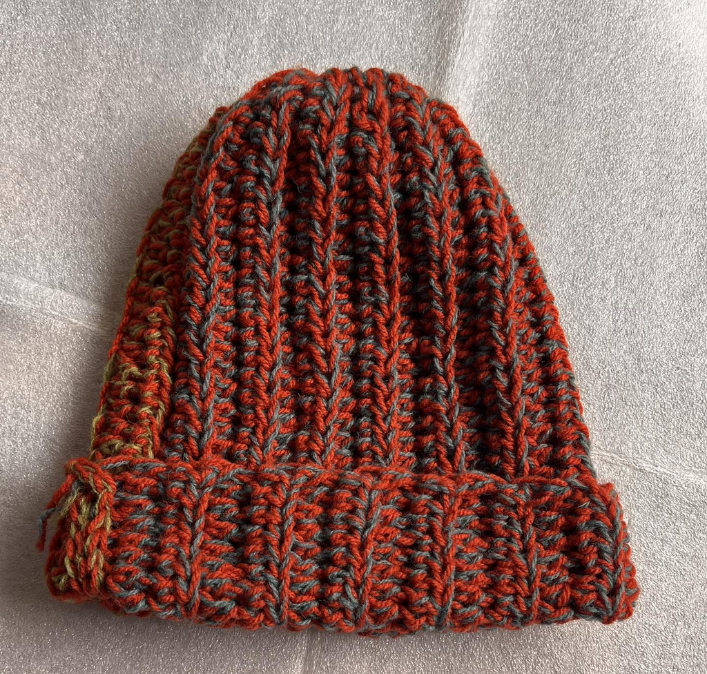 Handmade Crochet Woolly Hat – Cozy Winter Beanie for Warmth & Style - adult medium size - cosy creations 24