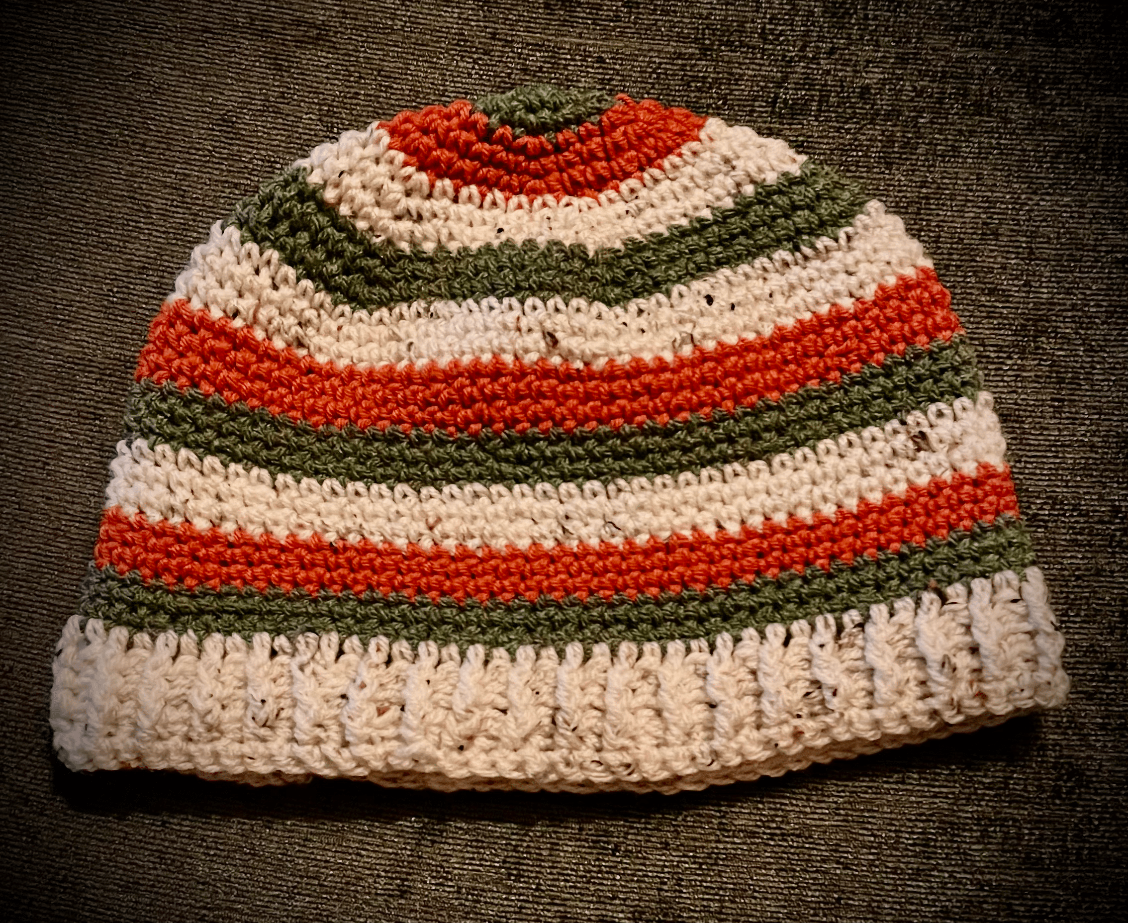 Handmade Crochet Woolly Hat – Cozy Winter Beanie for Warmth & Style - adult medium size - cosy creations 24