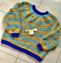 Lily-Rose Jumper Crochet Pattern PDF - Striped DK Pattern Download
