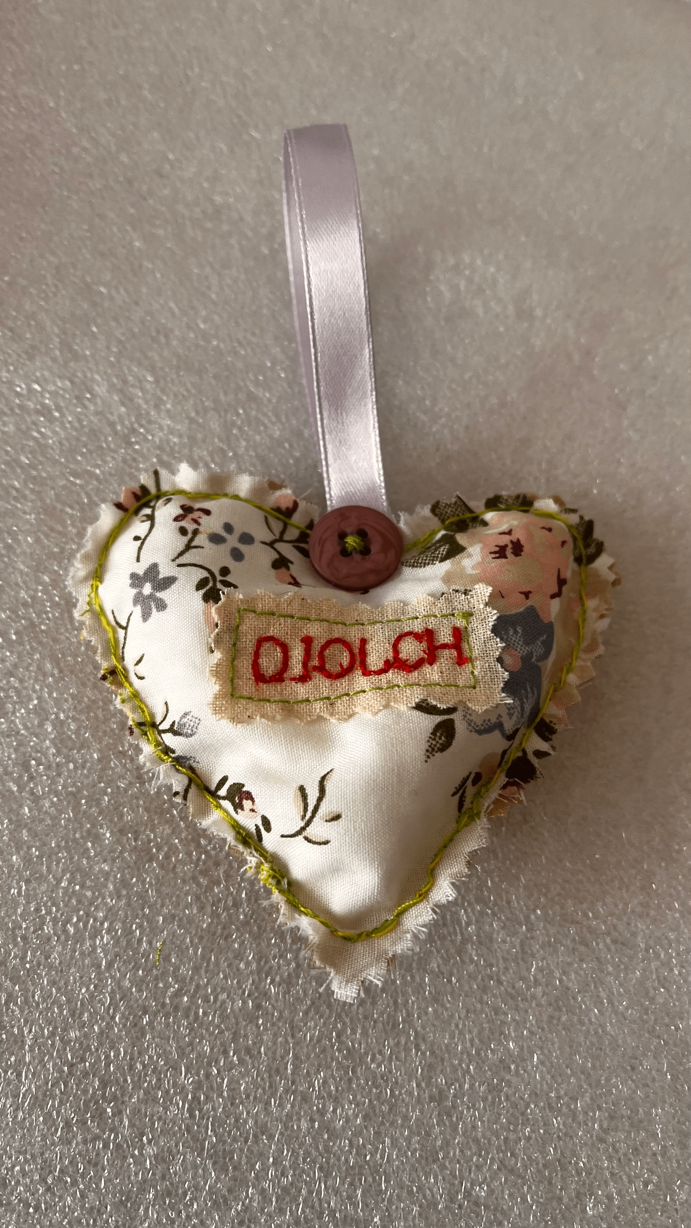Mini diolch heart - welsh theme gifts - Cosy creations 24