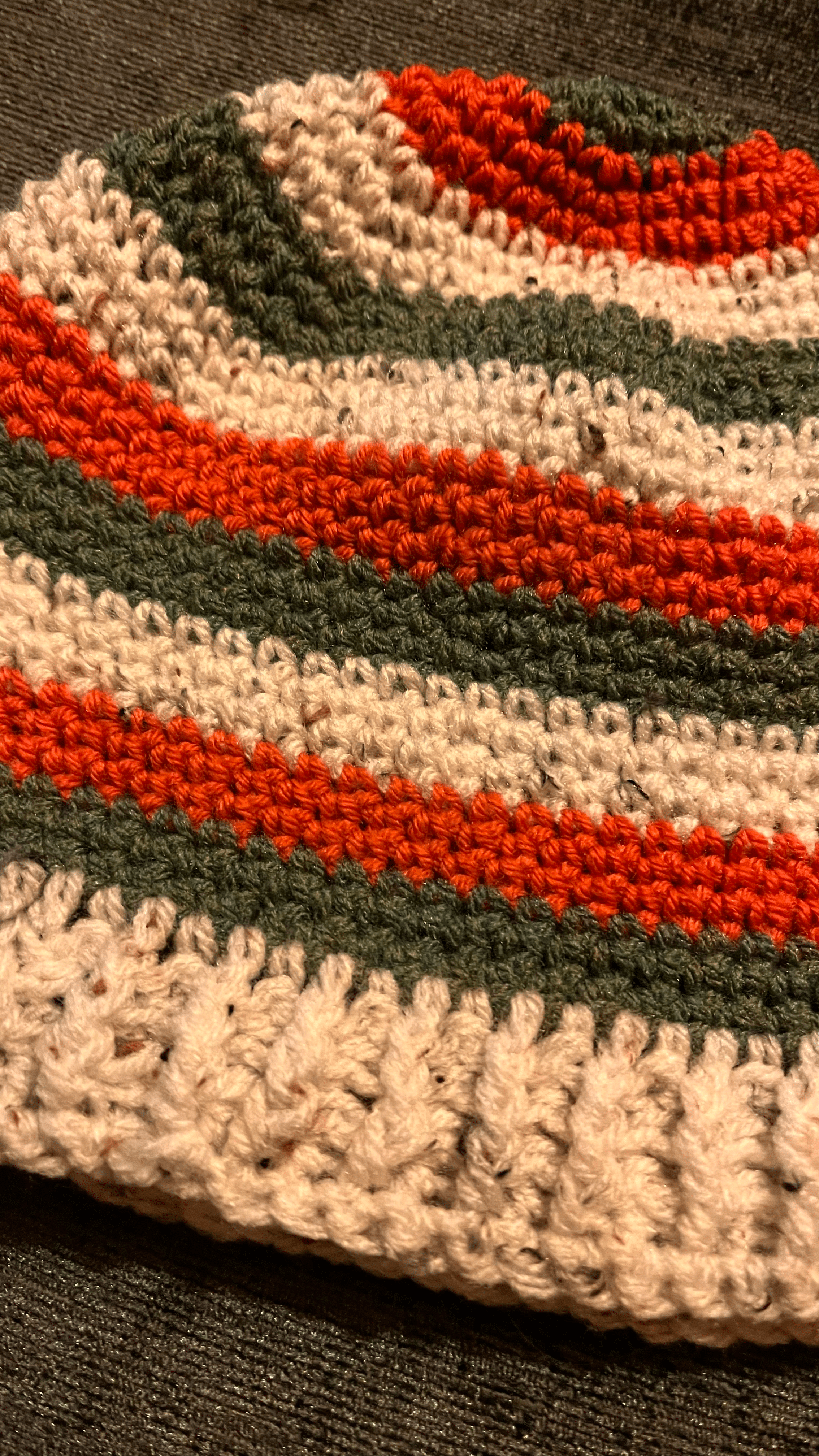 Handmade Crochet Woolly Hat – Cozy Winter Beanie for Warmth & Style - adult medium size - cosy creations 24