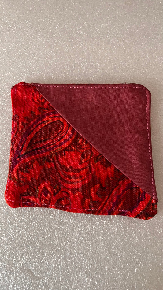 Handmade Fabric Corner Bookmark - Floral Design | Book Lover Gift - cosy creations 24