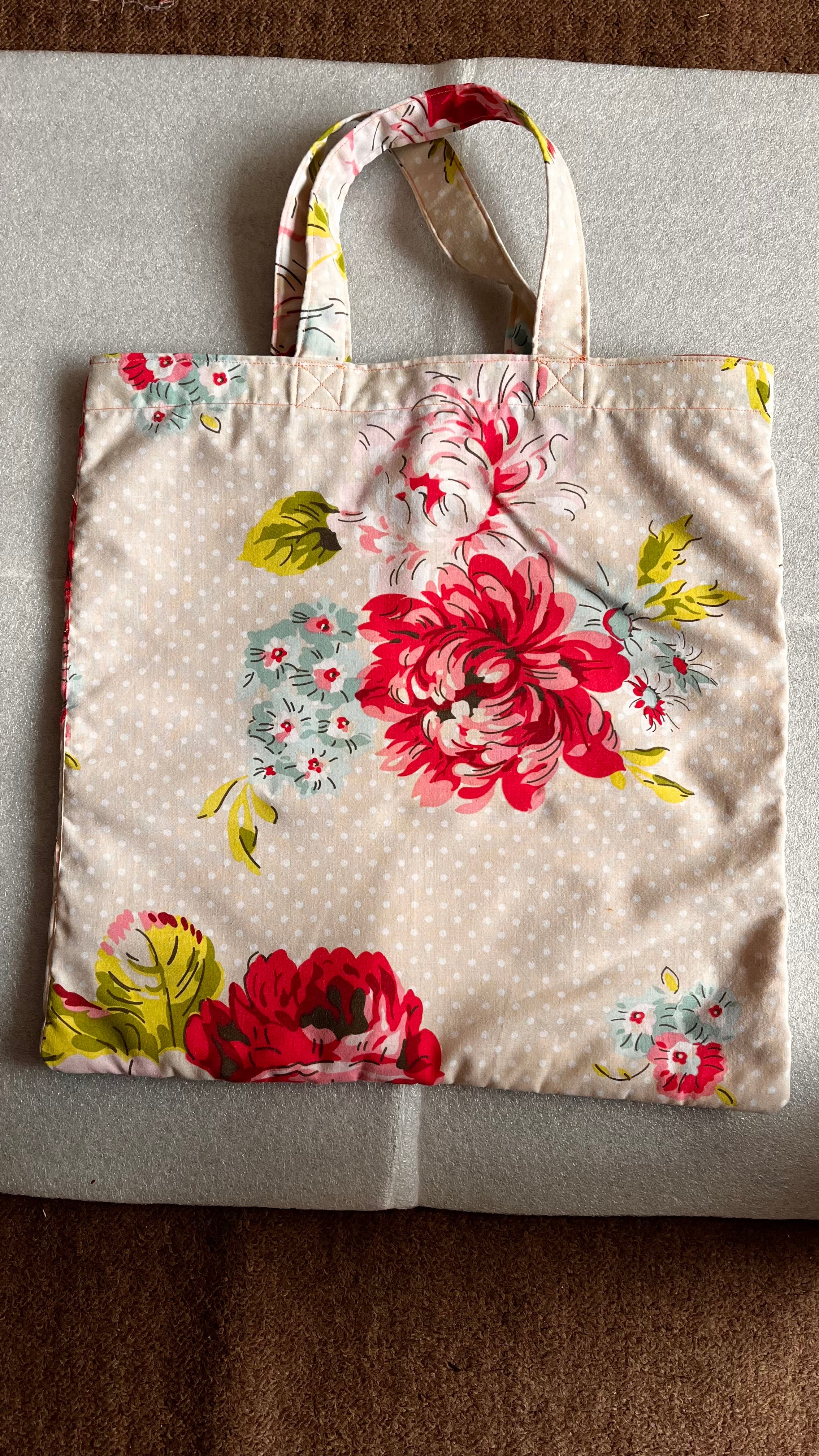 Teacher Life Tote Bag – Handmade Cotton Teacher Gift Bag