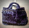 Handmade Wool Handbag – One-of-a-Kind Crocheted Bag from Leftover Wool